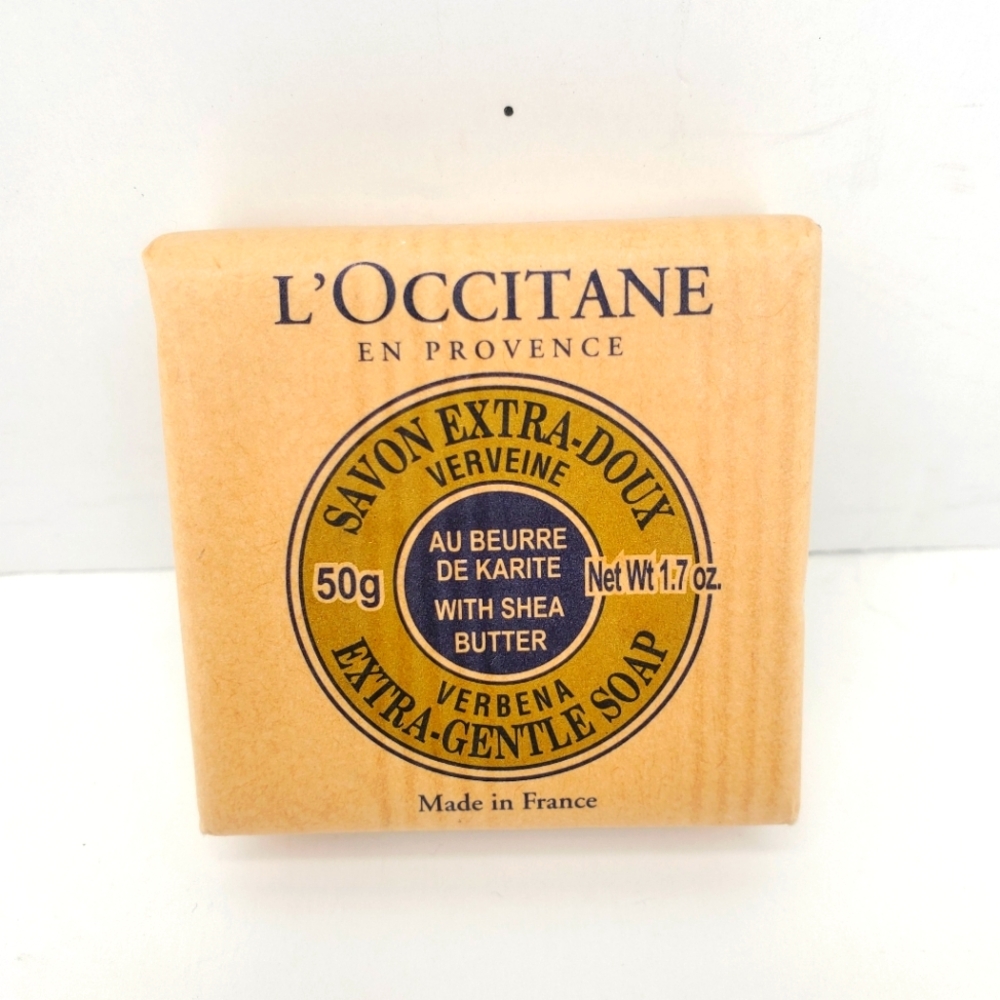 L'Occitane Verbena Extra Gentle Bar Soap with Shea Butter 1.7oz 50g New